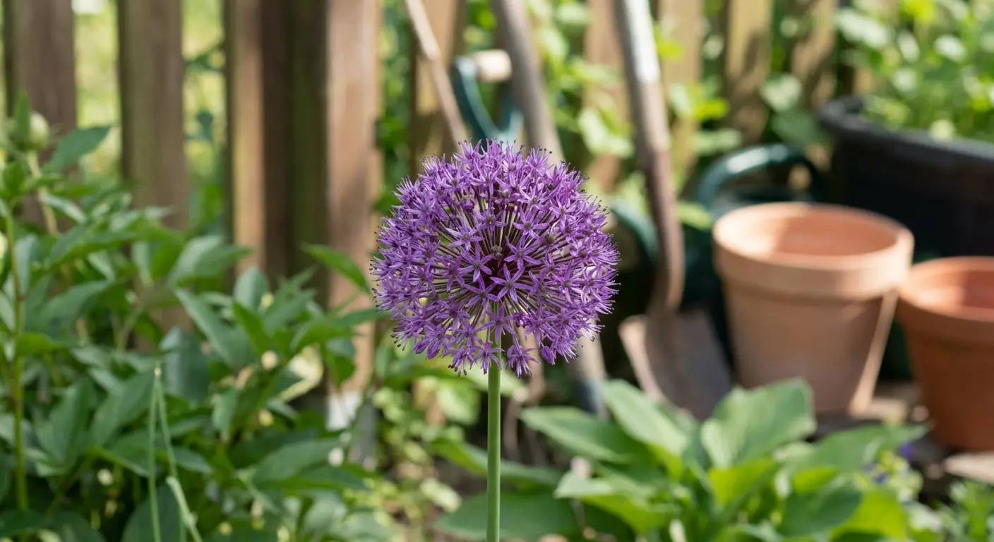 Czosnek ozdobny 'Purple Sensation'